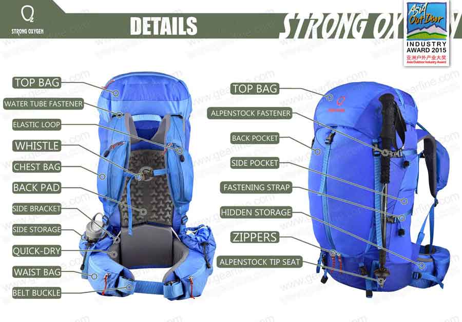 Professional Hiking Backpack 60L/75L