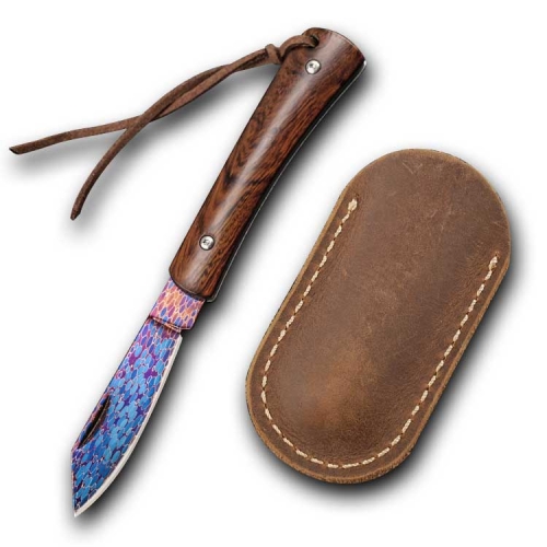 Foldable Damascus Knife