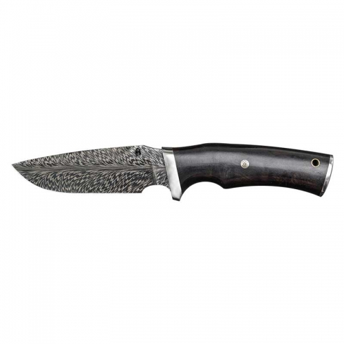 Damascus Knife With Sandalwood Handle